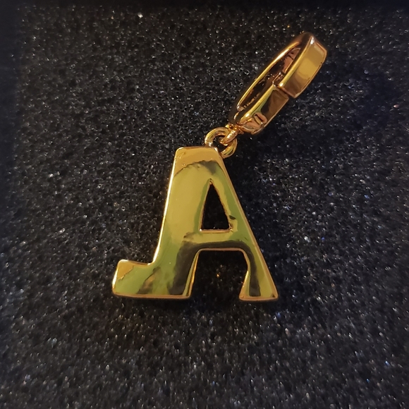Swarovski & 24K Plated "A" Monogram Charm - Picture 4 of 4